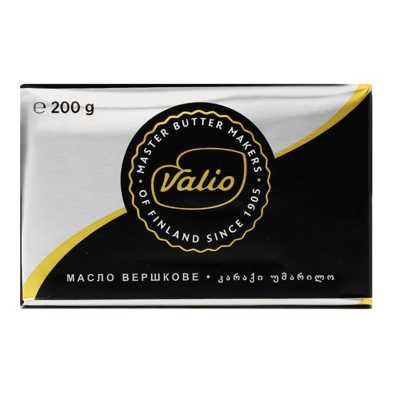 Масло Valio вершкове несолоне 82% 200г